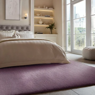 Dunelm Lumi Supersoft Luxe Sheen Rug