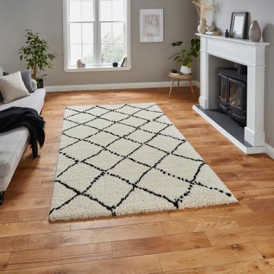 Dunelm Royal Nomadic 5413 Rug Royal Nomadic 5413 Ivory Black