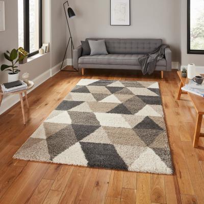 Dunelm Royal Nomadic 7611 Rug Royal Nomadic Beige Grey