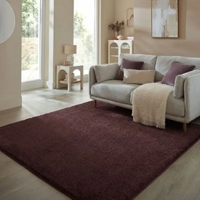 Dunelm Slumber II Supersoft Shaggy Square Rug