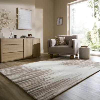 Dunelm Seren Abstract Wool Rug