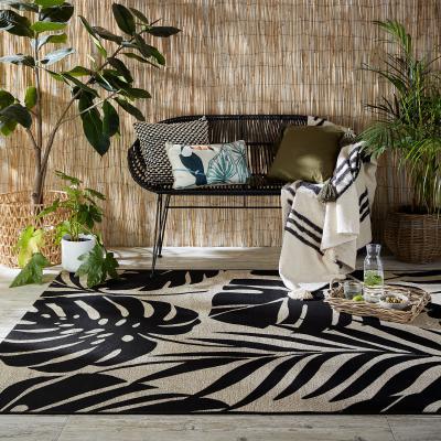 Dunelm Paradise Indoor Outdoor Rug Black