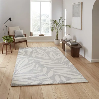 Dunelm Catherine Lansfield Sorrel Leaves Rug