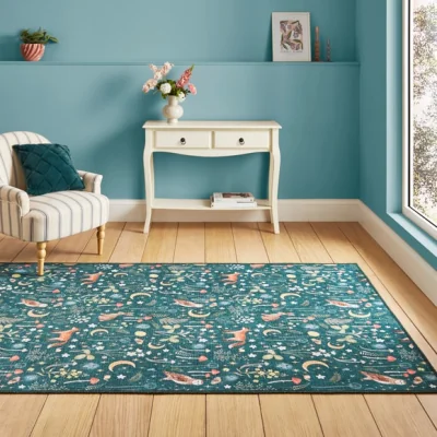 Dunelm Catherine Lansfield Twilight Animals Rug