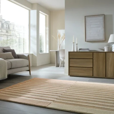 Dunelm Juno Stripe Rug