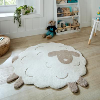 Dunelm Lana Lamb Rug Brown