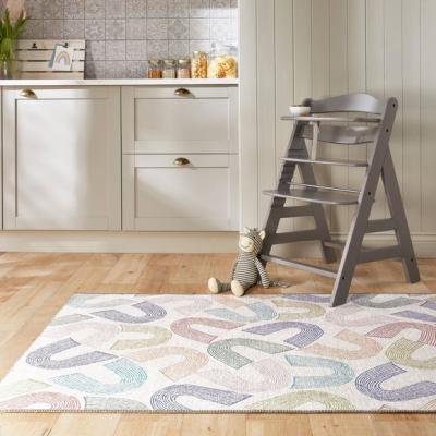 Dunelm Rainbow Multicoloured Washable Rug