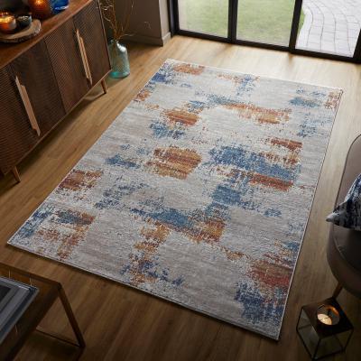 Dunelm Samir Abstract Rug MultiColoured