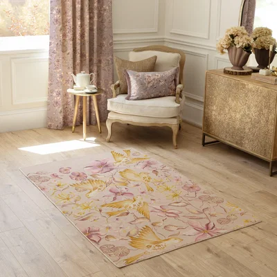 Dunelm Voyage Maison Floella Primrose Rug