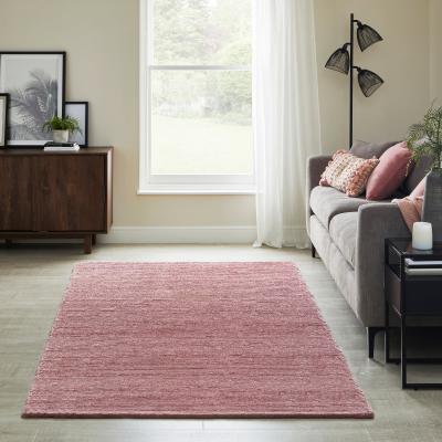 Dunelm Cord Rug Rose