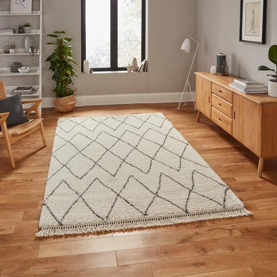 Dunelm Boho 8280 Rug Cream