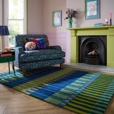 Dunelm Sophie Robinson Joyful Stripe Wool Rug