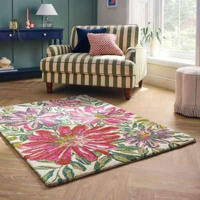 Dunelm Posie Wool Rug