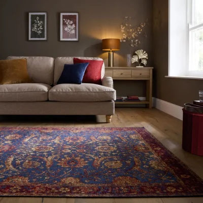 Dunelm Veronica Traditional Chenille Rug