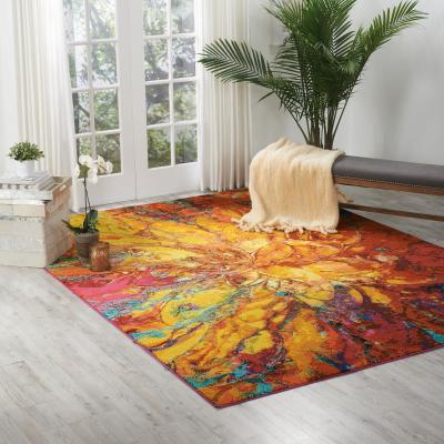 Dunelm Multi Coloured Celestial Cayenne Rug Multi-Coloured