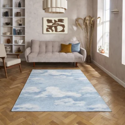 Dunelm Harlequin Air Washable Rug
