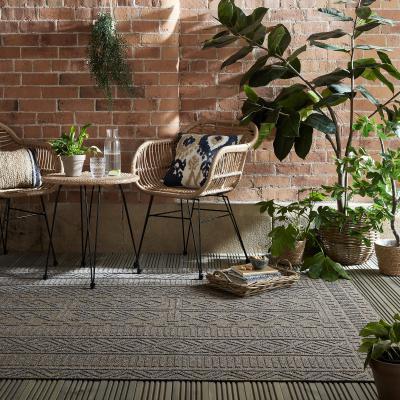 Dunelm Dasan Indoor Outdoor Rug Brown