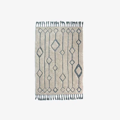 Dunelm Solitaire Sion Rug Duck Egg (Blue)