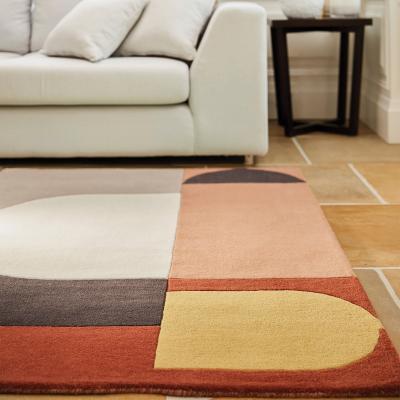 Dunelm Bauhaus Abstract Rug MultiColoured