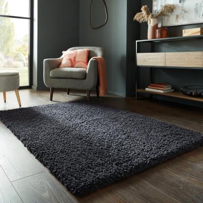 Dunelm Cloud Washable Shaggy Rug Grey