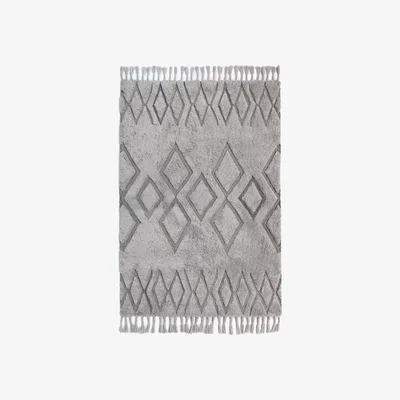 Dunelm Solitaire Daria Rug Grey