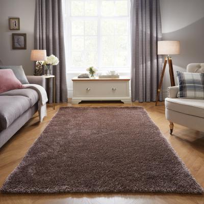 Dunelm Indulgence Shaggy Rug Indulgence Mink (Brown)