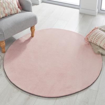 Dunelm Cleo Circle Rug Cleo Blush