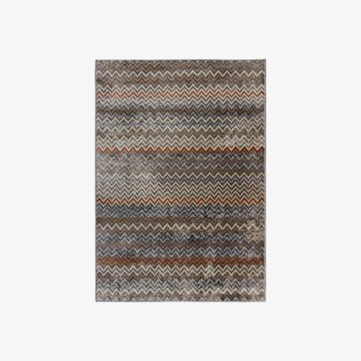 Dunelm Nala Chevron Rug Blue
