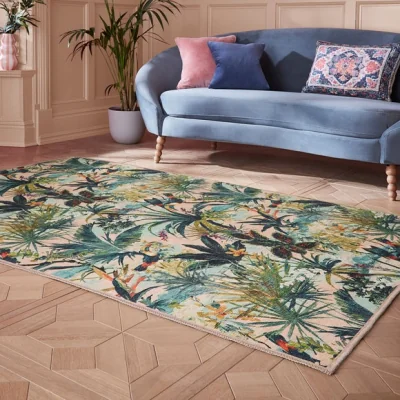 Dunelm Clarke and Clarke Toucan Washable Rug