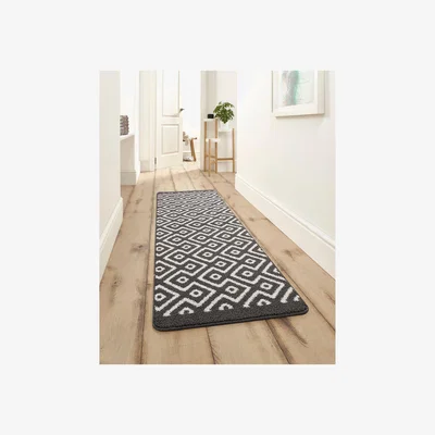 Dunelm Marvel Diamond Runner Marvel Diamond Runner Grey