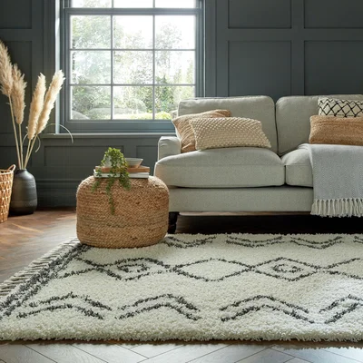 Dunelm Carina Berber Rug Carina Ivory
