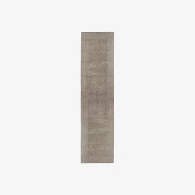 Dunelm Boston Wool Border Runner Brown