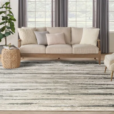 Dunelm Nourison Abstract Rug