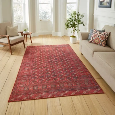 Dunelm Think Rugs Kashmar Boteh Washable Rug