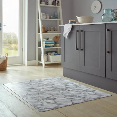 Dunelm Marble Vinyl Mat Grey