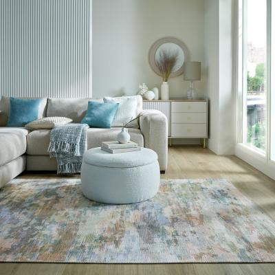 Dunelm Adriana Abstract Washable Rug Multi Coloured