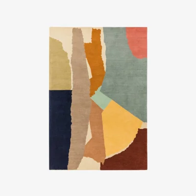 Dunelm Asiatic Reef Abstract Wool Rug