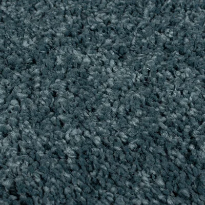 Dunelm Slumber Square Rug Pacific Blue