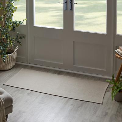 Dunelm Cotton Herringbone Runner Herringbone Mushroom
