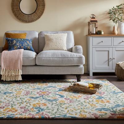 Dunelm Ruskin Wool Rug MultiColoured