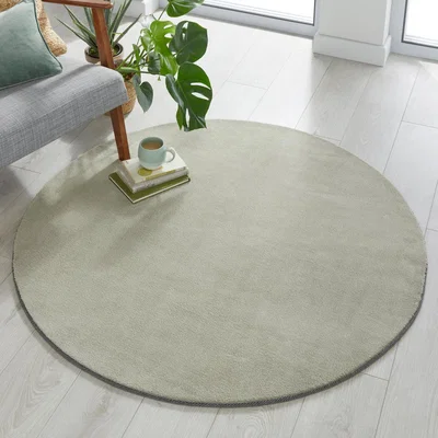 Dunelm Cleo Circle Rug Cleo Dried Sage