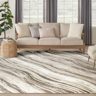 Dunelm Nourison Wavy Rug