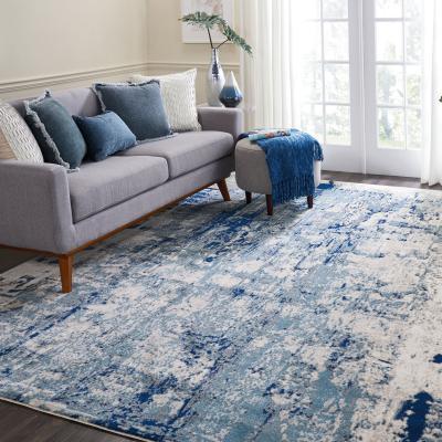 Dunelm Maxell 16 Rug Blue