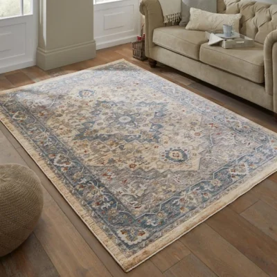 Dunelm Concept Looms Legacy Velvet Medallion IV Rug