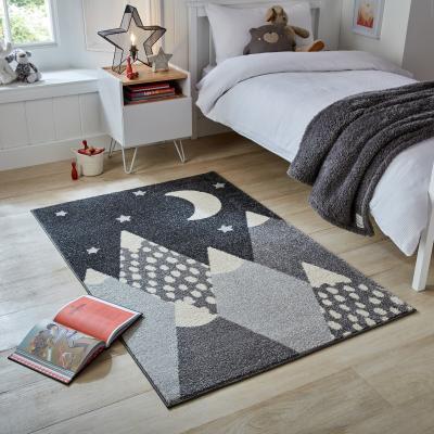 Dunelm Alpine Sky Rug Grey