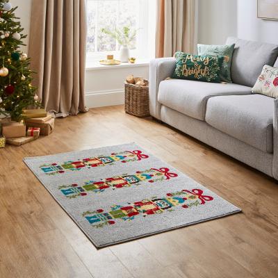 Dunelm Nutcracker Rug MultiColoured