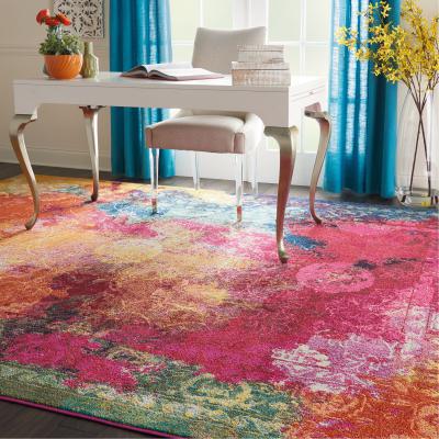 Dunelm Multi Coloured Celestial Seaglass Rug Multi-Coloured