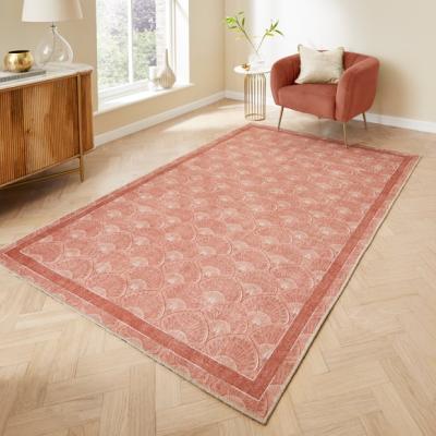 Dunelm Deco Peacock Rug