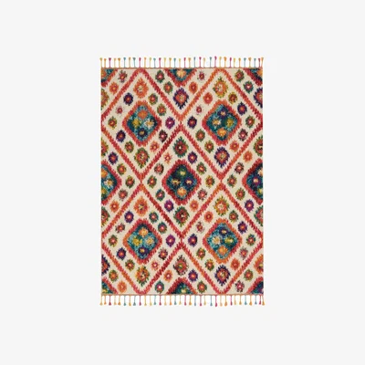 Dunelm Nomad 3 Rug Pink