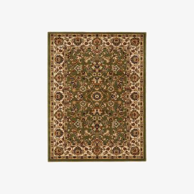 Dunelm Gracie Rug Green/Multi-Coloured